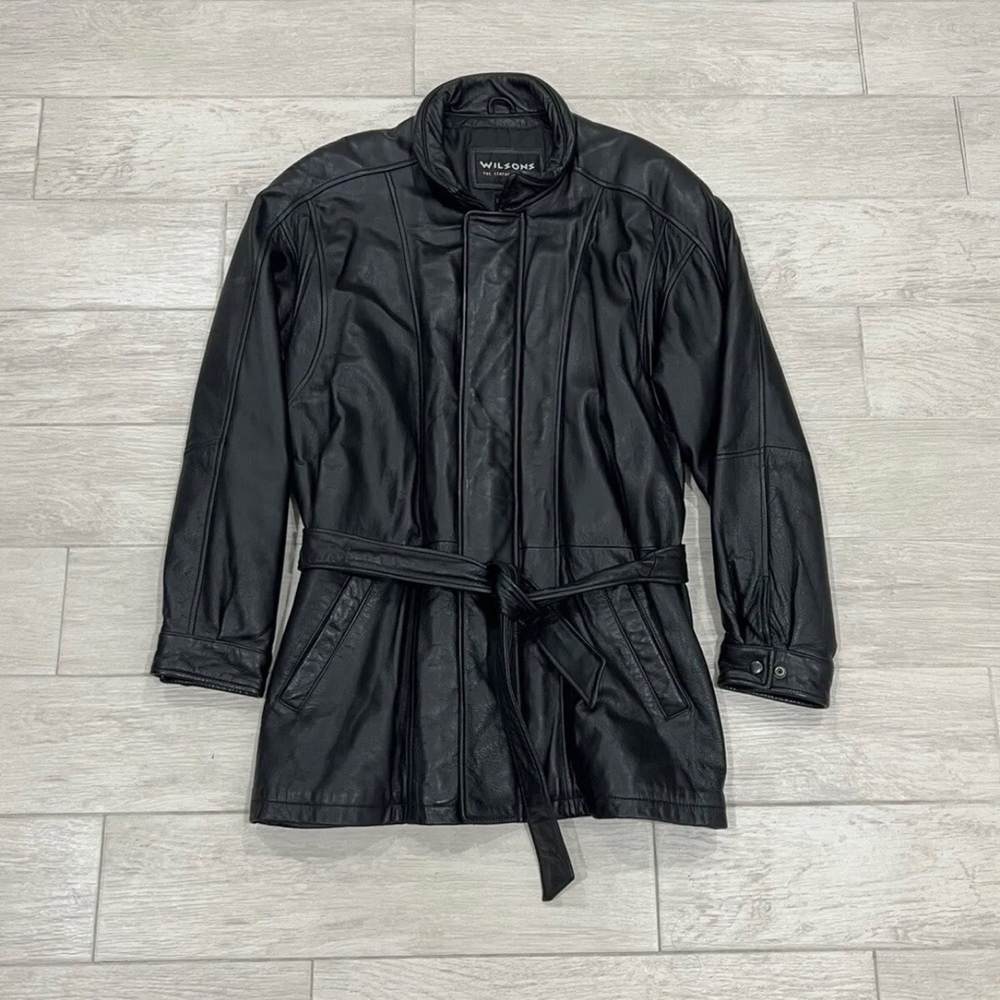 Wilsons Leather Black Jacket